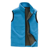 Men Winter Fleece Vest Male Thick Warm Waistcoat Outwear Casual Thermal Soft Vests Mens Windproof Sleeveless Jacket,