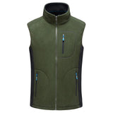 Winter Mens Fleece Vests Male Thick Warm Waistcoats Casual Outwear Thermal Softshell Vests Man Sleeveless Jacket Clothing