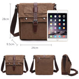 Men Business Messenger Bags For Men Shoulder Bag vintage Canvas Crossbody Pack Retro Casual Office Travel Bag