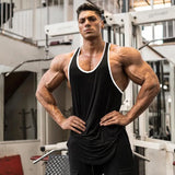 Blank Men's gym clothing Bodybuilding tank top Man summer fashion sleeveless shirt cotton fitness sportswear slim muscle vests