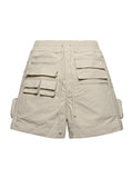 Niche high street multi-pocket functional workwear shorts men's summer American trendy brand design loose casual shorts