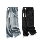 Black Jeans Men's Summer Thin Stretch Straight Pants Men's Slim Fit Men's Pants High Street Men's Casual Pants