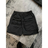 Niche high street multi-pocket functional workwear shorts men's summer American trendy brand design loose casual shorts