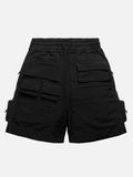 Niche high street multi-pocket functional workwear shorts men's summer American trendy brand design loose casual shorts