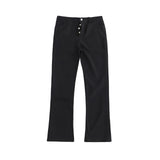 Margiela style flared trousers summer new American vibe high street cleanfit casual trousers