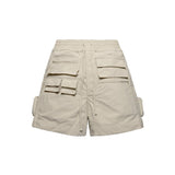 Niche high street multi-pocket functional workwear shorts men's summer American trendy brand design loose casual shorts