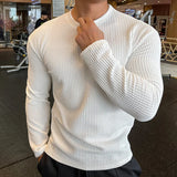 Men sweatshirt Autumn Winter Fashion Knitting Long Sleeves Europe America New fitness Clothes Pullover Gym Running Sportswear