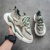 Beige Fashion Men Basketball Shoes Chunky Sneakers for Man Mesh Breathable Non Slip Board Running Sports Shoe Male Rubber Sole 7