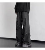 American Men's Summer Parachute Baggy Cargo Pants Straight Track Sweatpants Korean fashion Clothes Streetwear y2k pants