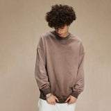 Fashion Men's Round Collar Sweatshirt Pullover Long Sleeve Gradient Color Women Top Spring Couple Clothing