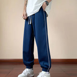 Spring Autumn Elegant Fashion Harajuku Slim Fit Ropa Hombre Loose All Match Sport Casual Pants Straight Cylinder Sweatpants