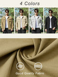 Spring New 6 Pockets Men's Jacket Outdoor Quick Dry UPF50+ Sun Protection Coat Shirts Collar Casual Jacket Plus Size 8XL