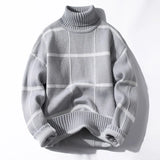 Sweaters men autumn new style mens plaid warm sweater men youth style sweaters spring Men's wool pullovers size M-3XL