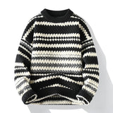 Autumn Winter New style Men's high quality Fashion Trend Sweater Casual wool pullovers Warm Sweaters men size M-3XL