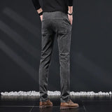 New Men's Slim Jeans Stretch Skinny Multi Pocket Fashion Designer Denim Trousers Male Brand Clothes Pants Streetwear