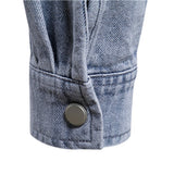 100% Cotton Denim Shirts Men Casual Solid Color Thick Long Sleeve Shirt for Men Spring High Quality Jeans Male Shirt