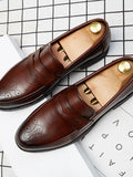 Men Dress Shoes Inner High Loafers Men Shoes Casual Shoe Man Fit Classic Party British Men's Height-increasing Shoes