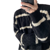 Winter New Mink Velvet Sweater Knitted Solid Sweater Men Clothes Pullover Men Sweater Casual Pullovers Bottoming Sweaters