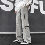 Black Cargo Pants Men Baggy Sweatpants Fashion Straight Pants Hip Hop Streetwear Harajuku Trousers Joggers Bottoms Y2K Clothing