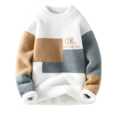 Sweaters men Winter Letter pattern thick sweater men Student youth sweaters autumn Men's wool pullovers full size S-3XL