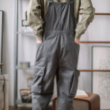 Loose Casual Overalls Men's Straight Overalls Overalls American Retro Ami Khaki Trend All-match One-piece Suspenders Trousers