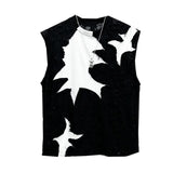 Fashion Casual Patchwork Hold Vest For Men New Patchwork Contrast Color Men's Sleeveless Tops Summer