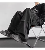 American Men's Summer Parachute Baggy Cargo Pants Straight Track Sweatpants Korean fashion Clothes Streetwear y2k pants