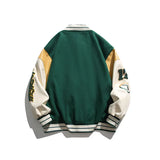 Men's Retro Letter Embroidered Jackets Spring Coat Y2K Hip Hop Trend Baseball Uniform Couple Casual American Street Loose Jacket