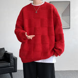 Fashion Mens Sweaters Woolen Streetwear Knitted Pullovers Size M-8XL