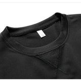 Men's Round Neck Sweatshirts Patchwork Oversized Men Hoodies Spring Autumn Streetwear Hip Hop Casual Top For Man Sportswear