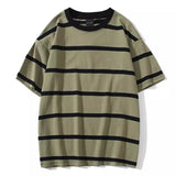 Mew Men T Shirt Color Block Print 3 Color Optional Tee Shirts Simple High Street Basic All Match Cargo Tops Mens Streetwear