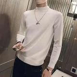 Autumn KPOP Fashion Style Harajuku Slim Fit Tops All Match Casual Jacket Outerwear Cardigan Solid Zipper Long Sleeve Sweaters