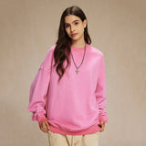 Fashion Men's Round Collar Sweatshirt Pullover Long Sleeve Gradient Color Women Top Spring Couple Clothing