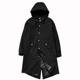 Autumn Men Hooded Jackets Trench Coat Mens New Fashion Overcoat Men Casual Slim Fit Windbreaker Solid Long Coat