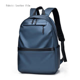 New Style Men's Business Backpack Nylon Solid Color Large Capacity  Student Schoolbag  Travel Backpack on Sale