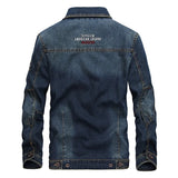 New Men's Denim Jacket Top Clothing Spring Autumn Winter European and American Lapel Plus Size Jacket Trendy Men's Jacket