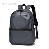 New Style Men's Business Backpack Nylon Solid Color Large Capacity  Student Schoolbag  Travel Backpack on Sale