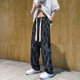 Fashion Niche Design Pants Men Trend Sag Sense Plankton Handsome Straight Leg Wide Leg Pants High Street Personality Sports Pant