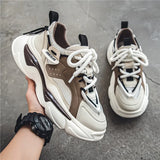 Beige Fashion Men Basketball Shoes Chunky Sneakers for Man Mesh Breathable Non Slip Board Running Sports Shoe Male Rubber Sole 7