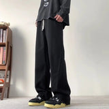 Pants Men's Casual Pants Retro Micro Flared Jeans Men's Pants Trendy Ins Versatile Loose Straight Tube Thin Style