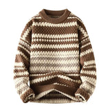 Autumn Winter New style Men's high quality Fashion Trend Sweater Casual wool pullovers Warm Sweaters men size M-3XL