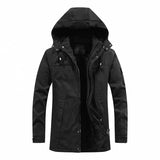 Winter Men Jackets Fleece Warm Winbreaker Cotton padded Jackets Male Thicken Military Thermal Hooded jackets Clothing