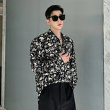 Spring Shirt New Fashion Printing Single Breasted Lapel Long Sleeve Male Tops Casual Men's Clothing Personalized