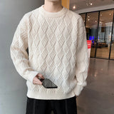 4 Color Sweaters Men Pure  Twisted Daily Simple Japanese Style Pullovers All-match Warm Autumn Comfortable Knitted Casual