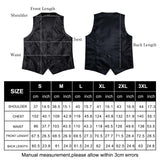 Men Black Paisley Vest Necktie Bowtie Pocket Square Cufflinks Dress Set Classic 5 PCS Business Waistcoat for Man