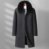 new Arrival Winter jacket Top quality woolen trench coat men,autumn fashion thicken warm wool overcoat male full size M-4XL