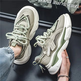 Beige Fashion Men Basketball Shoes Chunky Sneakers for Man Mesh Breathable Non Slip Board Running Sports Shoe Male Rubber Sole 7