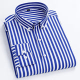 Spring Autumn New Fashion Turn-down Collar Long Sleeve Striped Blouse Men's Clothing Casual All-match Button Young Trend Shirts