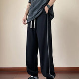 Spring Autumn Elegant Fashion Harajuku Slim Fit Ropa Hombre Loose All Match Sport Casual Pants Straight Cylinder Sweatpants