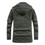 Winter Men Jackets Fleece Warm Winbreaker Cotton padded Jackets Male Thicken Military Thermal Hooded jackets Clothing